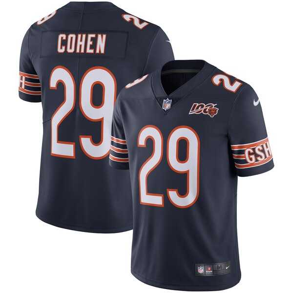 Nike Bears 29 Tarik Cohen Navy NFL 100th Season Vapor Untouchable Limited Jersey Dzhi,We sell and wholesale Nike Bears 29 Tarik Cohen Navy NFL 100th Season Vapor Untouchable Limited Jersey Dzhi on line form chian!